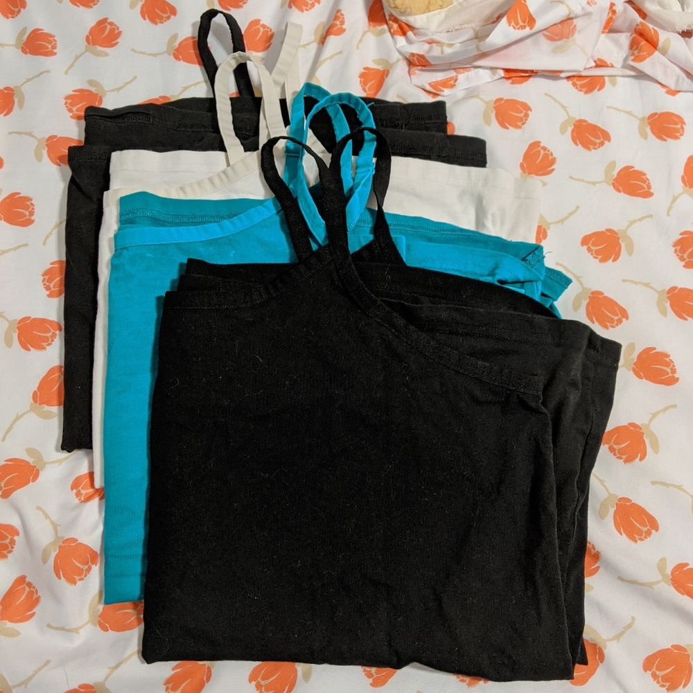 Set of 4 Faded Glory Cami's